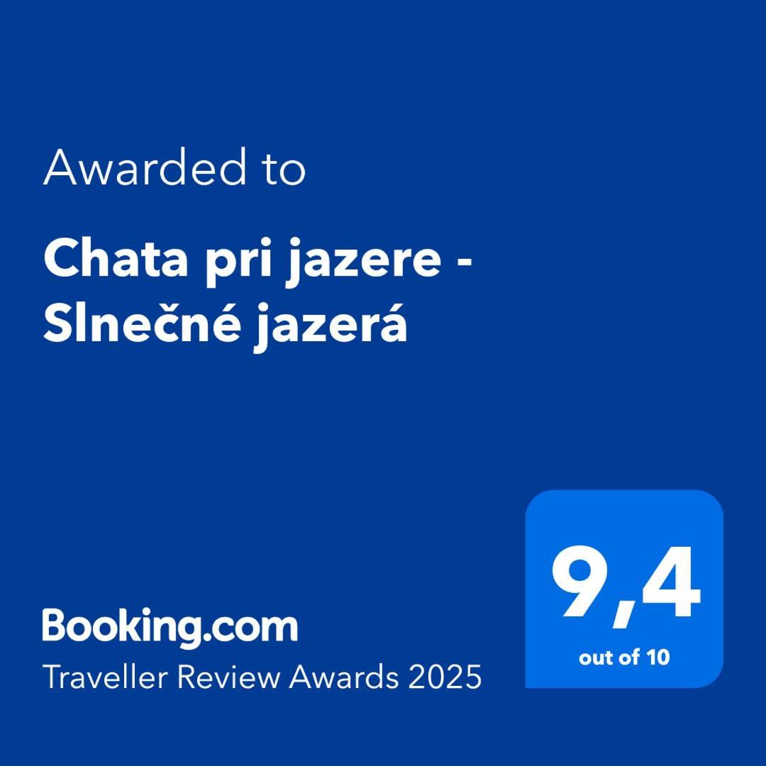 Chata Pri Jazere - Slnecne Jazera Senec Exteriér fotografie